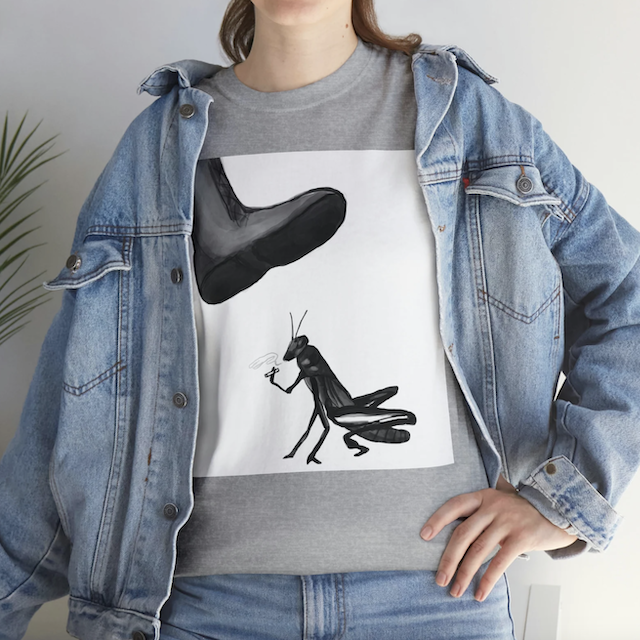 Original painting art tee shirt by Super Natural Supply